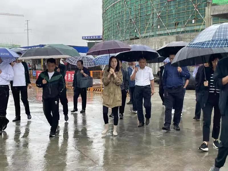洋縣常務(wù)副縣長晏莉一行對項(xiàng)目進(jìn)行考察調(diào)研