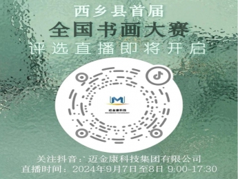 西鄉(xiāng)縣首屆全國書畫大賽評選直播即將開啟
